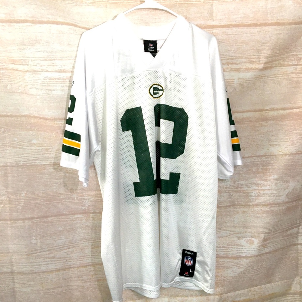 Reebok Mens GB Packers #12 Rodgers Jersey